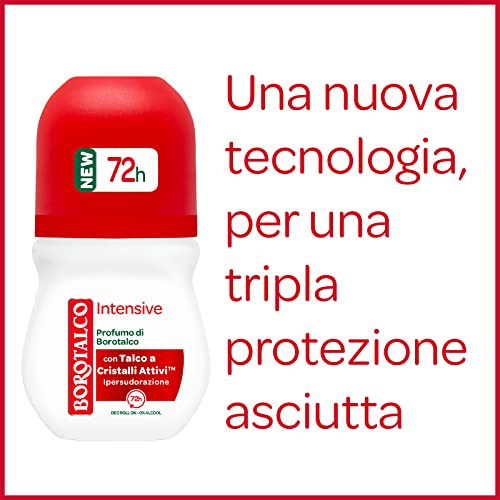 Borotalco: Deo Roll On"intensive microtalc" 50 ml (1.69 fl.oz)