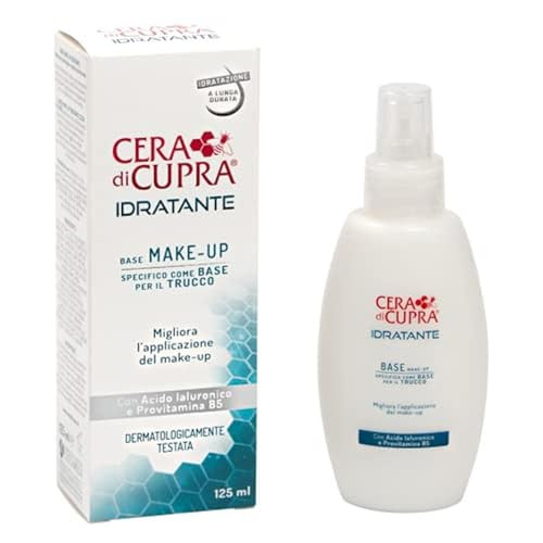 CERA DI CUPRA Moisturizing Fluid Make-Up Base. Optimal Hydratation to the Skin and Improves make-up application (4.2 Fl Oz / 125 ml)