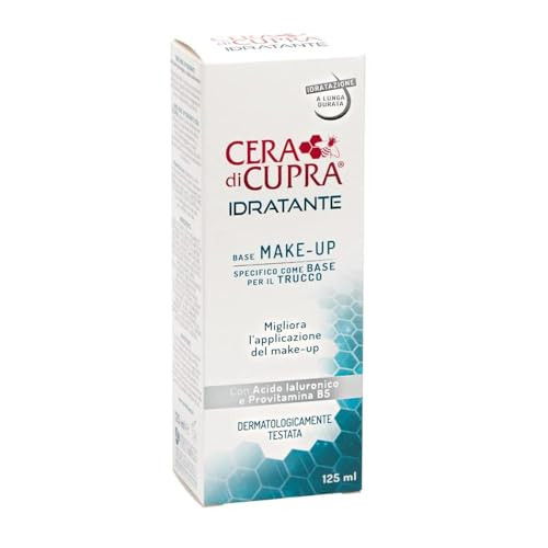 CERA DI CUPRA Moisturizing Fluid Make-Up Base. Optimal Hydratation to the Skin and Improves make-up application (4.2 Fl Oz / 125 ml)
