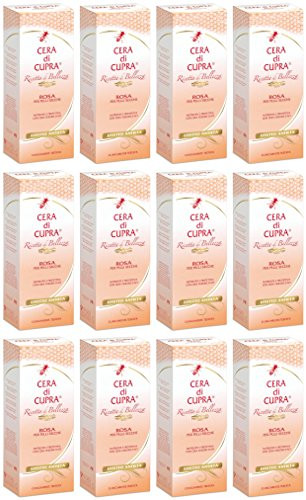 Cera di Cupra: "Rosa per Pelli Secche" Face Cream Dry Skin Antiage Formula  2.53 Fluid Ounces (75ml) Tubes (Pack of 12)  [ Italian Import ]