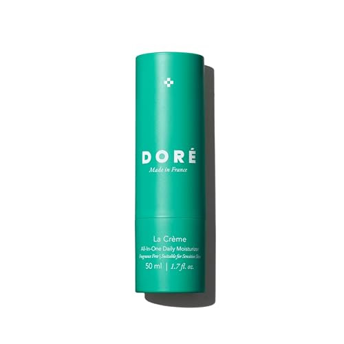 Doré Doré - La Crème All-In-One Daily Moisturizer  Hydrating Face Moisturizer for Sensitive Skin  Barrier Repair Ultra Moisturizing Cream for Dry Skin  Facial Lotion for Women & Men (0.7 fl oz  20 ml)