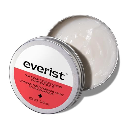 Everist Deep Conditioning Concentrate – 2-in-1 Daily Conditioner & Mask for Dry Damaged Frizzy Hair – Glycerin Aloe Vera Pumpkin Seed & Baobab Seed Oil – Vegan Plant-Based - 3.4 fl oz