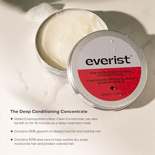 Everist The Hair & Skin Hydration Essentials Tins: The Shampoo Concentrate The Deep Conditioning Concentrate The Body Wash Concentrate The Quick-Dry Hair Towel and the Compostable Konjac Sponge