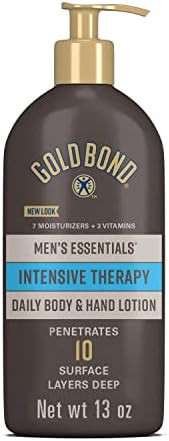 Gold Bond Men's Essentials Intensive Therapy Lotion 13 oz. Daily Body & Hand Lotion With Aloe