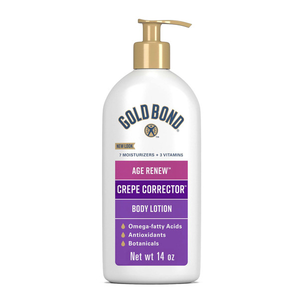 Gold Bond Age Re Crepe Corrector Body Lotion Replenishing and Smoothing Formula 8 oz.
