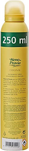 Heno de Pravia Deodorant Spray (Pack of 3) Original Scent 6.8 Fl Oz Each