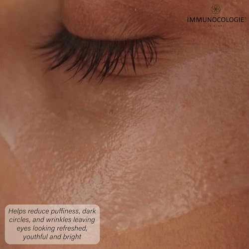 IMMUNOCOLOGIE Intense Eye Crème - Anti-Aging Under Eye Cream to Reduce Puffiness Dark Circles and Fine Lines with Resveratrol-Rich African Wild Grape Extract - 0.5 oz/15 ml