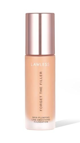 Lawless Women's Forget the Filler Skin-Plumping Line-Smoothing Foundation 4L light with neutral undertones 1.0 Ounce