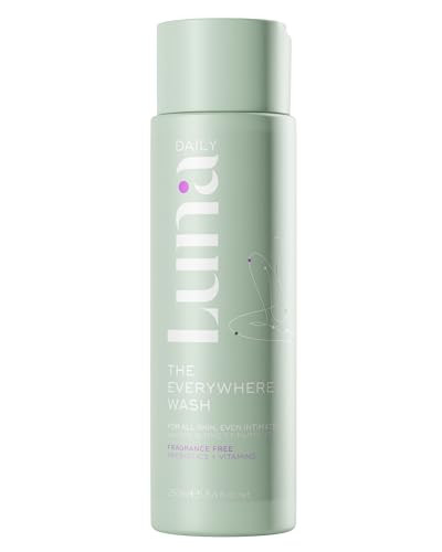 Luna Daily Feminine Wash Fresh Jasmine & Ylang Ylang Scent  pH-Balanced Body Wash for Women  Moisturizing Aloe Vera & Prebiotics  Sensitive Daily Cleanser & Pregnancy-Safe 250ml