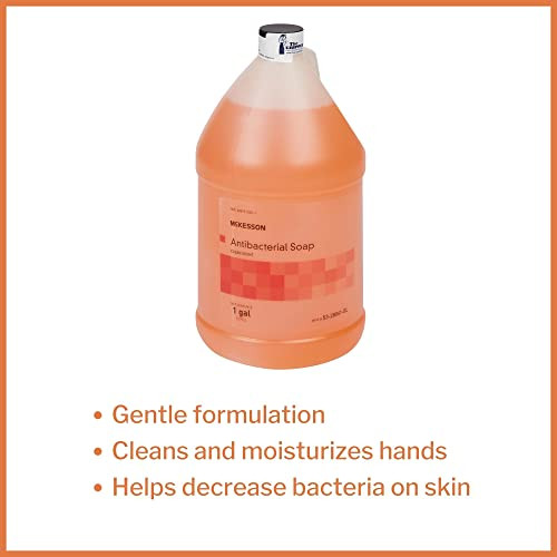 McKesson Antibacterial Liquid Hand Soap 1 Gallon [Pack of 1] Refill Clean Scent