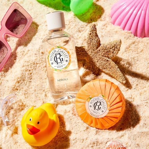 ROGER & GALLET Roger&Gallet Beneficial Perfumed Water 100 ml - Parfum Femme with Immortelle & Floral Neroli - Summer Women's Perfume with Orange Blossom - Natural Ingredients - Relaxing Fragrance for Women - Néroli