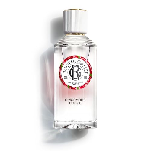 ROGER & GALLET Energizing Wellbeing Fragrant Water - Natural Ginger & Berry Scented Perfume for Women - Body Mist - Body Spray for Women - 100ml Gingembre Rouge