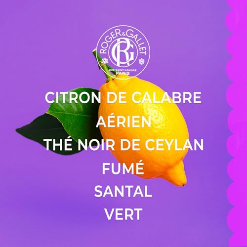 ROGER & GALLET Beneficial Perfumed Water Feuille de Thé - Enriched with Natural Black Tea Extract Relaxing & Soothing Fragrance for Women Women's Perfume - 100ml