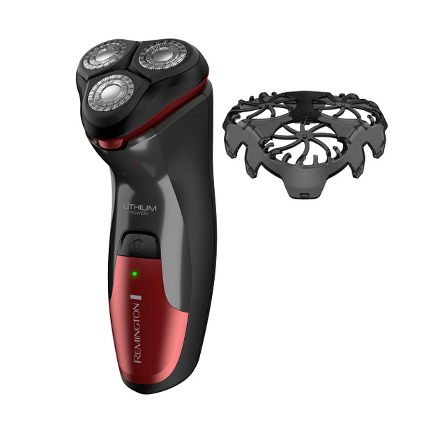 Remington WETech Rotary Shaver, Lithium Powered Electric Razor, PR1385 R800 Series, Colors May Vary - Red or Black