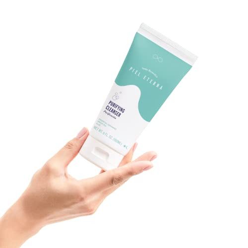 Santo Remedio Piel Eterna Purifying Cleanser Removes Impurities and Provides Antioxidants Contains Essential Ceramides Green Tea Aloe Vitamin E For All Skin Types 6 Fl. Oz. / 180 ml