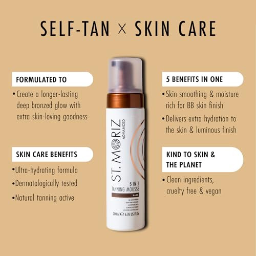 ST. MORIZ Advanced Pro Formula 5-in-1 Tanning Mousse Dark by St Moriz