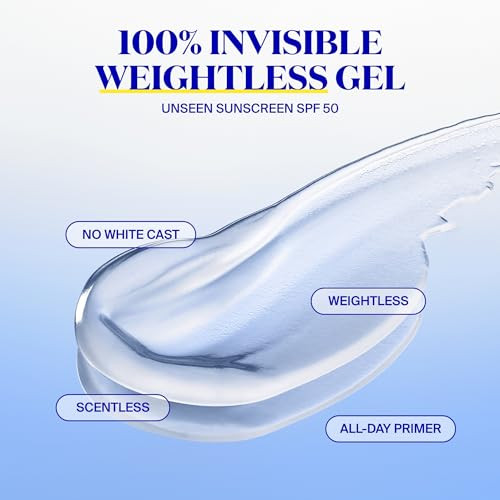 Supergoop Unseen Sunscreen SPF 50 Invisible Sun Protection for Face (1.7 fl oz) + PLAY Everyday Lotion SPF 50 (5.5 fl oz) - Broad Spectrum Body & Face Sunscreen Recommended for Sensitive Skin