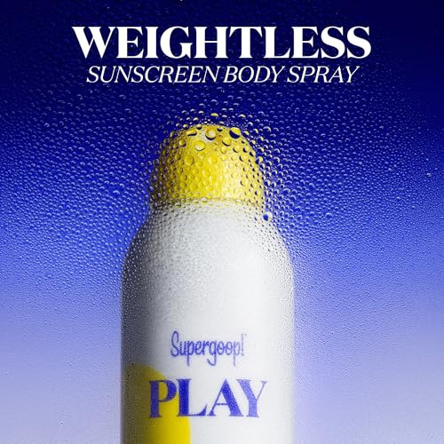 Supergoop PLAY Antioxidant Body Mist with Vitamin C 6 fl oz - SPF 50 PA++++ Broad Spectrum Sunscreen - Body Spray - Great for Active Days