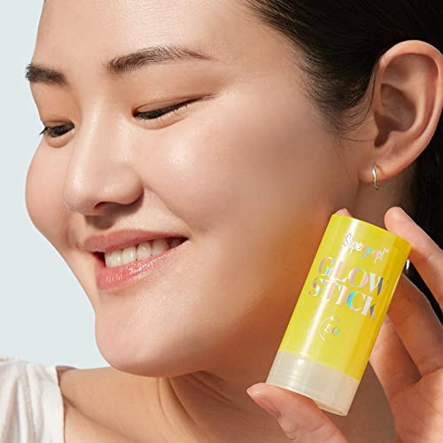 Supergoop Glow Stick - 0.7 oz Pack of 2 - SPF 50 PA++++ Dry Oil Sunscreen Stick for Face & Body - Hydrates for a Healthy Glow - Mess  Travel Friendly