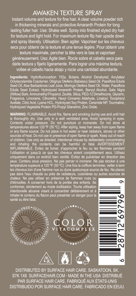 SURFACE Hair Awaken Finishing Spray Thicken Rejuvenate And Revitalize With A Firm Hold Vegan And Paraben Free 10 Fl Oz