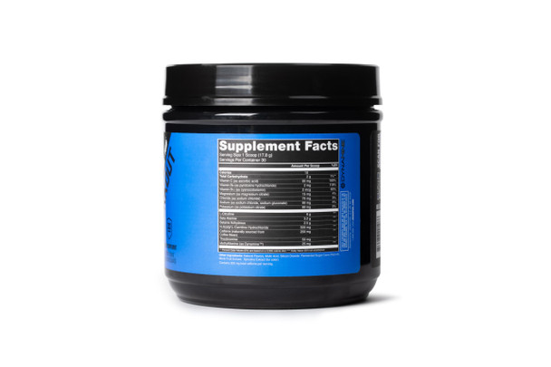 Jocko Fuel Ultimate Pre Workout Powder - Pre-Workout Energy Powder Drink for Men & Women - High Stim Sugar-Free Nootropic Blend to Support Muscle Pump, Energy, & Recovery 200mg Caffeine Blue Raspberry