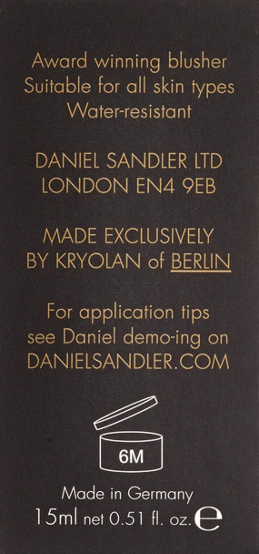 Daniel Sandler Watercolor Liquid Blush — Buildable Blendable & Long-Lasting Liquid Blush for Cheeks Lips & Eyes — Lightweight & Water Resistant — For All Skin Types — Flush