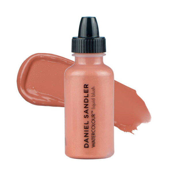 Daniel Sandler Watercolor Liquid Blush — Buildable Blendable & Long-Lasting Liquid Blush for Cheeks Lips & Eyes — Lightweight & Water Resistant — For All Skin Types — Passion