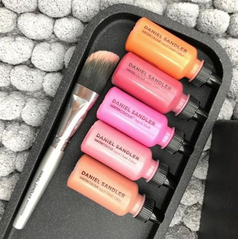 Daniel Sandler Watercolor Liquid Blush  Buildable Blendable & Long-Lasting Liquid Blush for Cheeks Lips & Eyes  Lightweight & Water Resistant  For All Skin Types  So Pretty