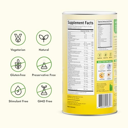 Almased High Protein Shakes Meal Shake Meal Powder For Weight Loss With Shaker Bottle (Original And Vanilla 2 Cans Of 17.6 Oz + Bottle + Scoop)