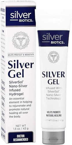 American Biotech Labs American Biotech Labs Silver Biotics Patented Multivalent Silversol 20 Ppm Soothing Skin Gel Versatile 1.5 Oz For Skin Comfort And Wellness