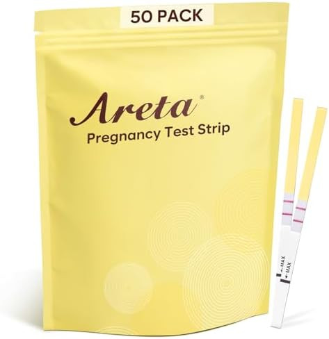Areta Pregnancy Test Strips: 20 Pack Hcg Tests Highly Accurate Kit For Rapid Results The Day After Your Missed Period