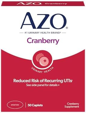 Azo Cranberry Pills For Urinary Tract Health For Women And Men Adult Cranberry Supplement Sugar Nongmo 50 Caplets