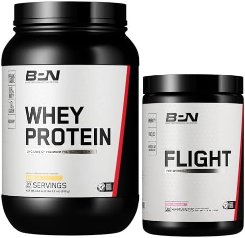 Bare Performance Nutrition Bpn Whey Protein & Flight Pink Lemonade Bundle