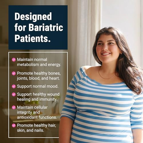Bariatricpal Multivitamin One 1 Per Day Bariatric Multivitamin Capsule With 45 Mg Of Iron Easy To Swallow Capsule Vitamin For Bariatric Surgery Patients 30 Count (1 Month Supply)