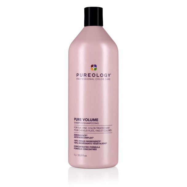 Pureology Pure Volume Shampoo | For Flat, Fine, Color-Treated Hair | Adds Lightweight Volume