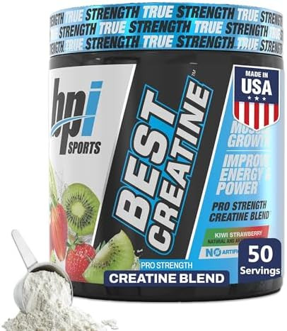 Bpi Sports Best Creatine Creatine Monohydrate Powder For Men & Women Himalayan Salt Strength Pump Endurance Muscle Growth Muscle Definition No Bloat Snow Cone 50 Servings 10.58 Oz