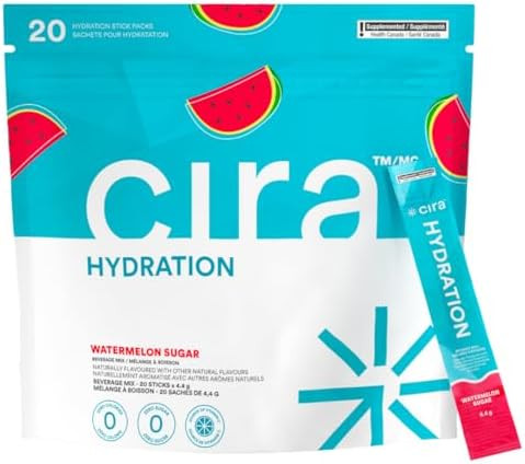 Cira Hydration Powder X Alicia Mccarvell'S Electrolyte Drink Mix With Himalayan Salt For Dehydration Relief And Recovery Self Love Lemonade 45 Servings