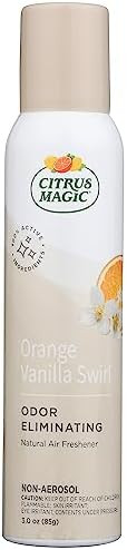 Citrus Magic Air Freshener Spray Vanilla Swirl 3.5 Oz 3.5 Ounce