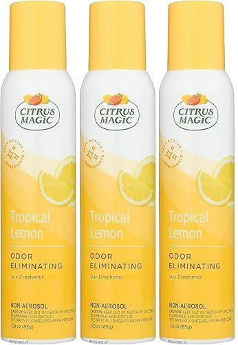 Citrus Magic Odor Eliminator Air Freshener Spray For Home Orange Blast 3Ounce Pack Of 3