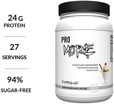 Controlled Labs Bundle Glycergrow 2 And Promore Chocolate Protein Bundle For Hydration Strength Recovery And Lean Muscle Support