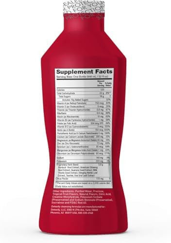 Detoxify Mega Clean Nt Herbal Cleanse “ Tropical “ 32 Oz “ Professionally Formulated Herbal Detox Drink “ Enhanced With Metaboost Eliminating Need For Precleanse “ Plus Sticker