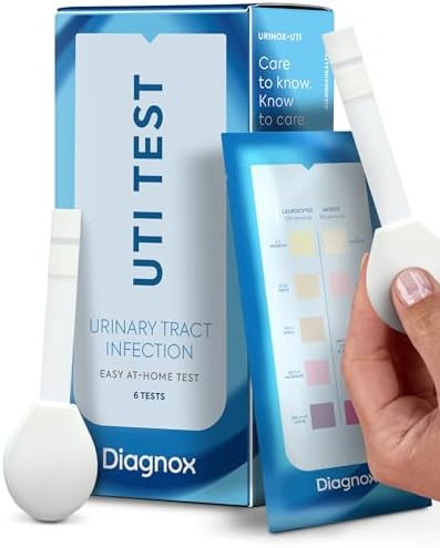 Diagnox Health Uti Test Strips For Women Accurate Results In 2 Minutes Urine Test Strips For Urinary Tract Infections 25 Count