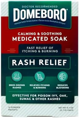 Domeboro Soothing Soak Rash Relief Poweder Packets 12 Ea (Pack Of 2)