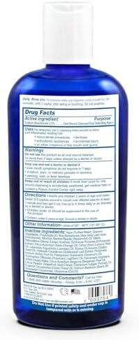 Ecodent Sparkling Clean Mint Mouth Care Daily Rinse 8 Fl Oz