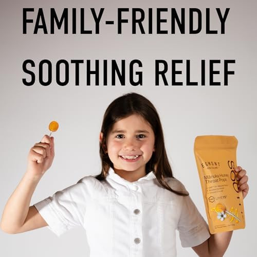 Egmont Honey Manuka Honey Throat Pops 20 Count Umf 15+ Zealand