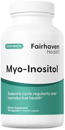 Fairhaven Health Myoinositol Supplement For Women And Men Vitamin B8 2000Mg Vegan Inositol Powder Capsules Gluten Dairy And Soy 120 Inositol Capsules