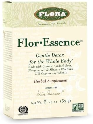 Flora Floressence Dry Tea Blend Gentle Detox & Cleanse 2.2 Oz