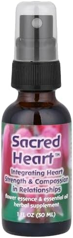 Flower Essence Services Sacred Heart„¢ Flower Essence & Essential Oil 1 Fl Oz (30 Ml)