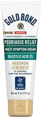Gold Bond Ultimate Multisymptom Psoriasis Relief Cream 4 Ounce (Pack Of 3)