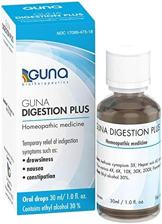 Guna Digestion Plus Homeopathic Digestive Remedy Helps Digestion Relieves Heartburn And Sour Stomach 1 Ounce